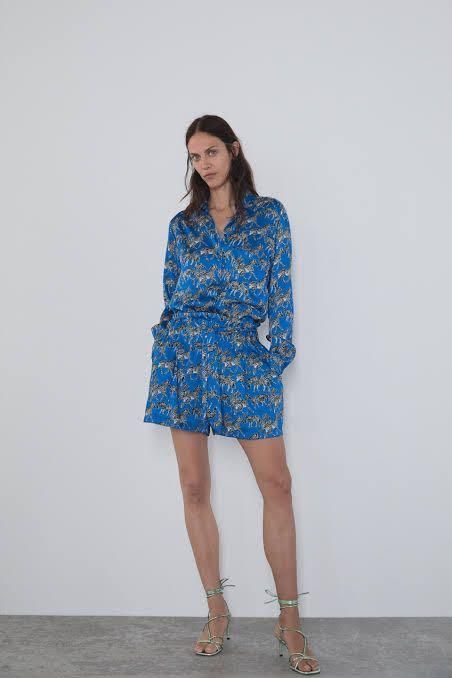 Zara сет риза и къси панталонки