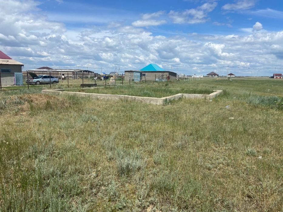 Продается земельный участок 12 соток фундаментом 10*12пос Достык (ртс)