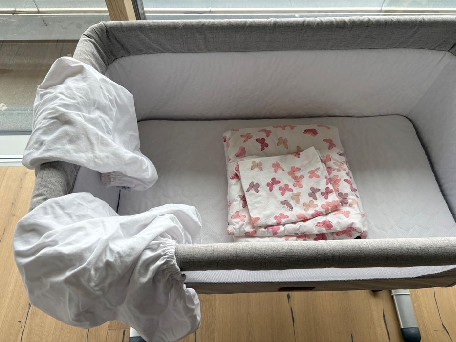 Бебешко легло Kiddo by my side с 2 протектора