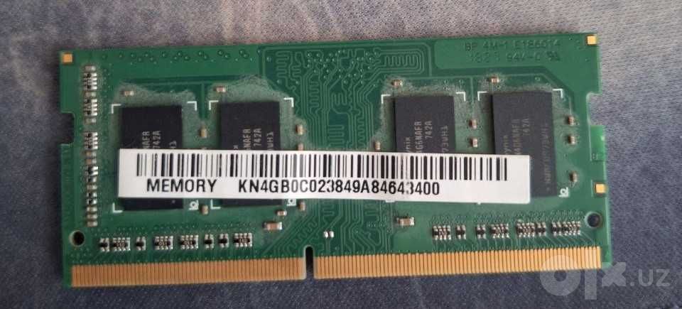 Продам озу для ноутбука DDR4 4GB