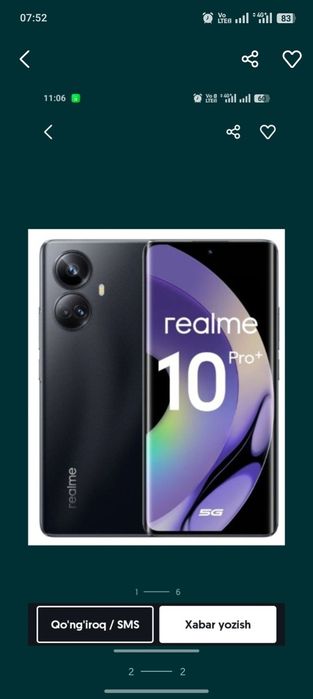 Realme 10 pro plus 5g 12/256