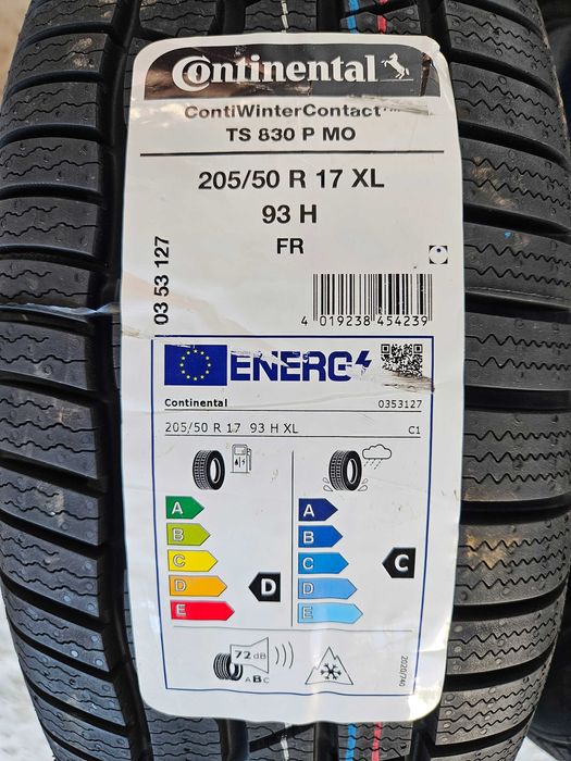 2 Нови зимни гуми 205/50 R17 Continental WinterContact TS830P MO 93H