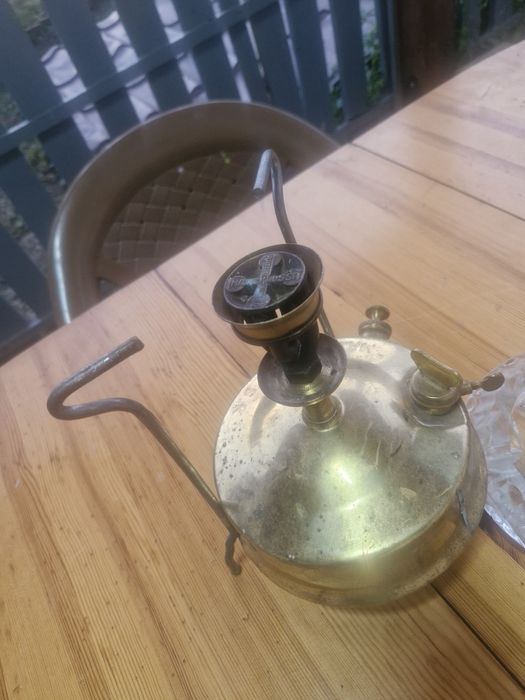 Ретро съветски месингов примус Рекорд-1 (Made in USSR)