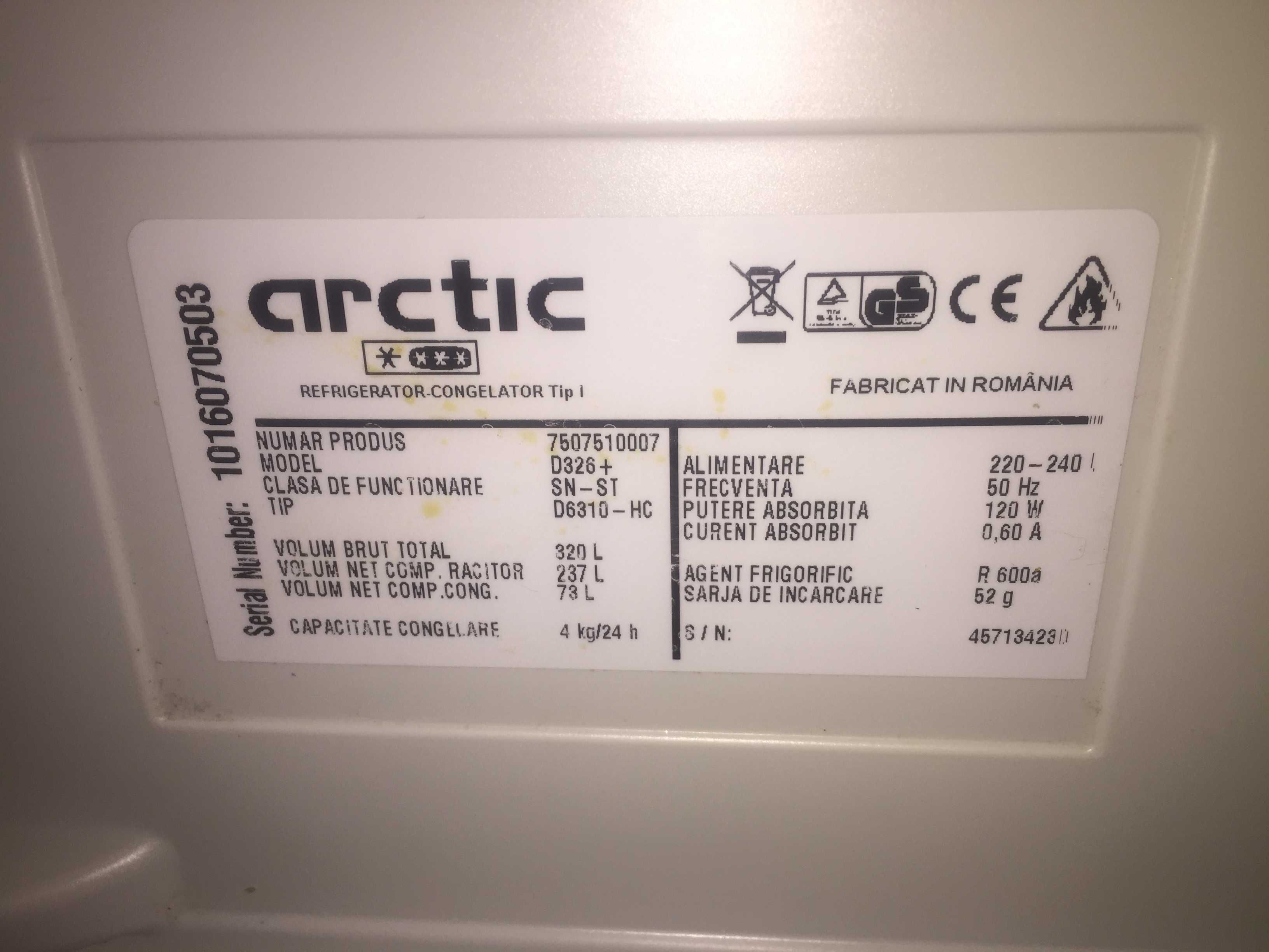 Torrent assistant bench Frigider Arctic D326+ 237 litri + 73 litri congelator alb Bucuresti  Sectorul 3 • OLX.ro