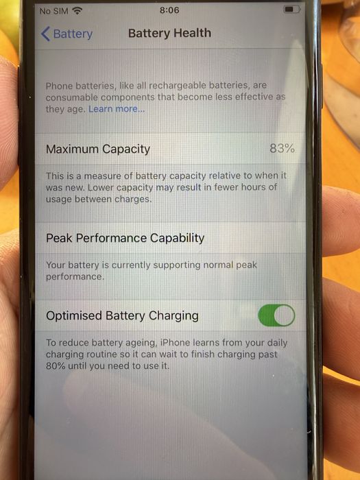 iPhone  7 jet black 32gb