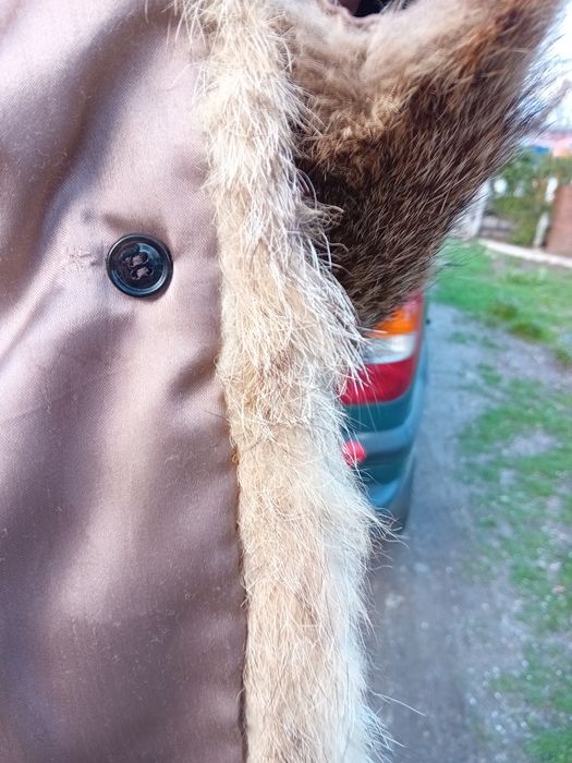 Geaca de blana de vulpe