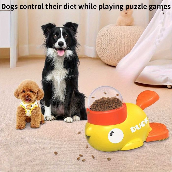 Играчка за кучета „Патица“ за бавно хранене и игра