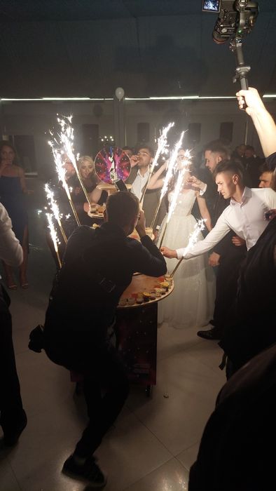 Laser/Platforma Selfie 360/Tort shot-uri/Fum greu/Artificii exterior