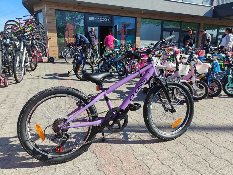 CROSS Велосипед 20" HARMONY лилав