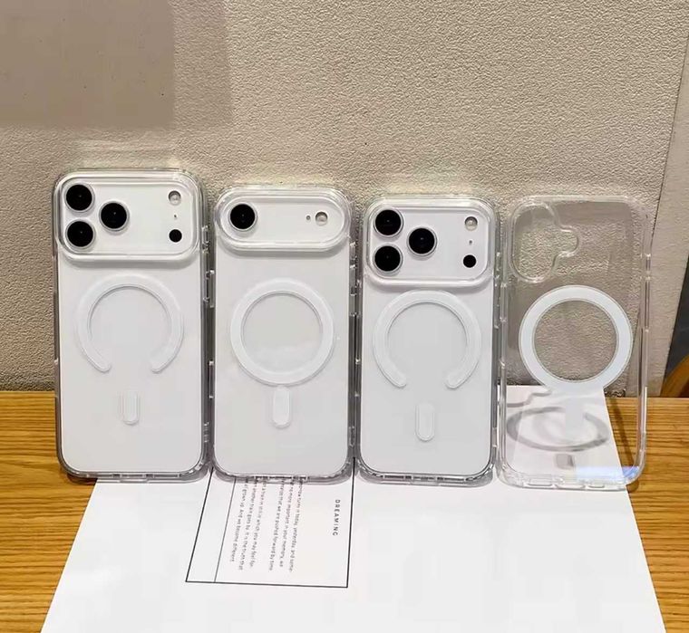 Husa transparenta MagSafe pt iPhone Air / 17 / 17 Pro / 17 Pro Max