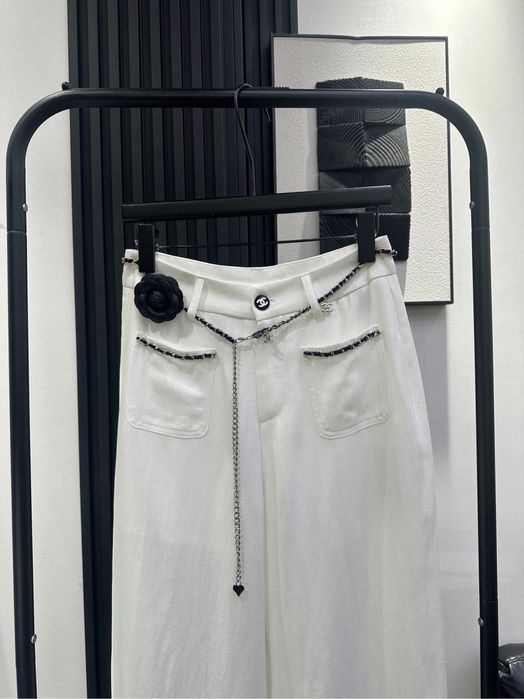 Pantaloni Chanel , calitate premium , pe comanda , noi , M
