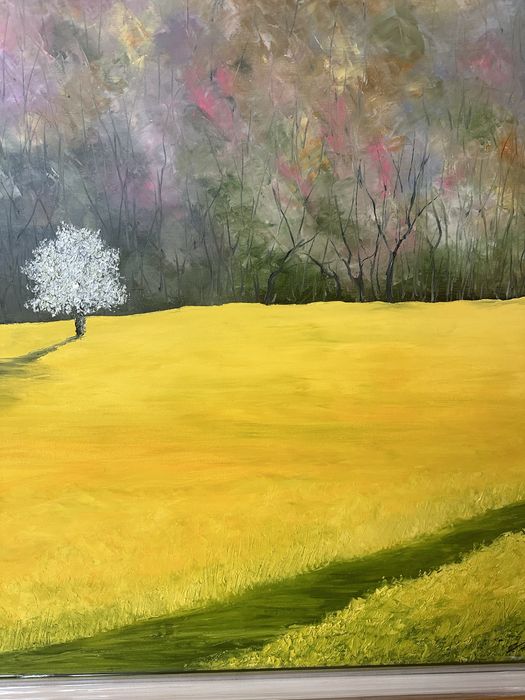 Голяма картина масло върху платно