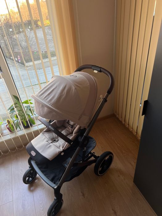Бебешка количка Cybex Balios S Lux 2025 + кош Cot S Lux Almond Beige