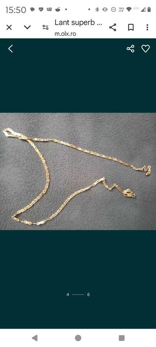 De vânzare lanț aur solid 18k superb