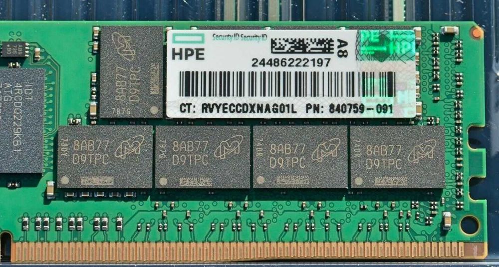 HP 64GB DDR4-2666V LRDIMM Server Memory PC4-21300 RAM памет