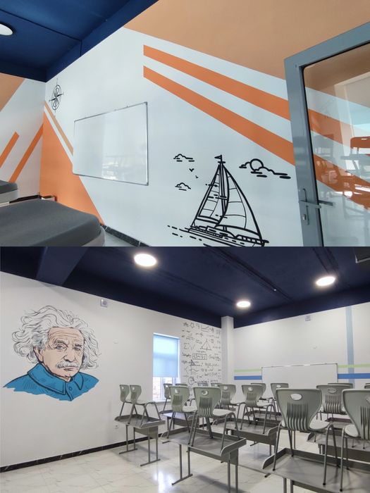 Роспись стен,роспись школ