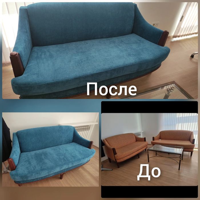 Перетяжка мягкой мебели