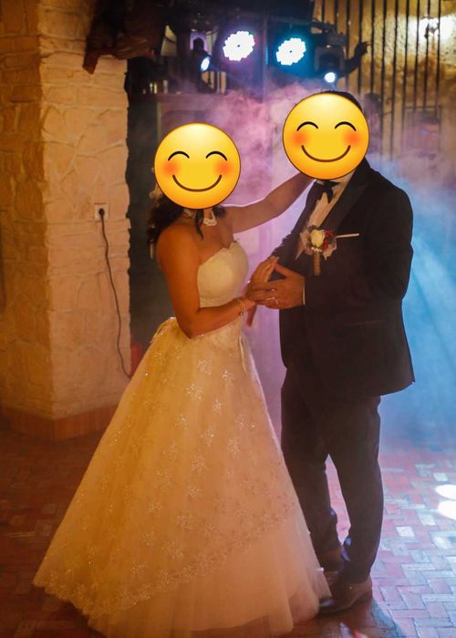 Rochie mireasă dantela si tulle