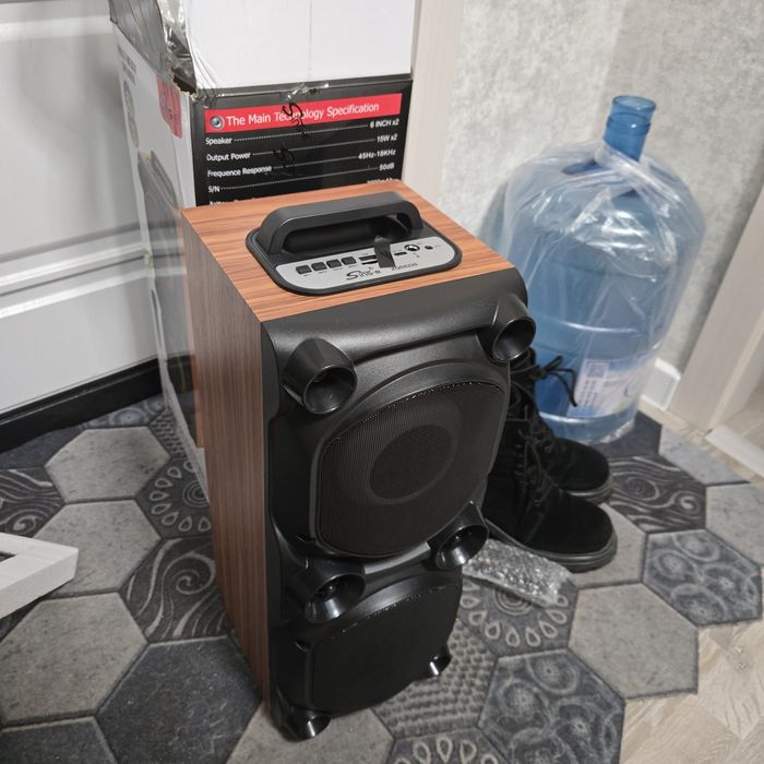 колонка Sing-e zqs 6226 с микрофоном