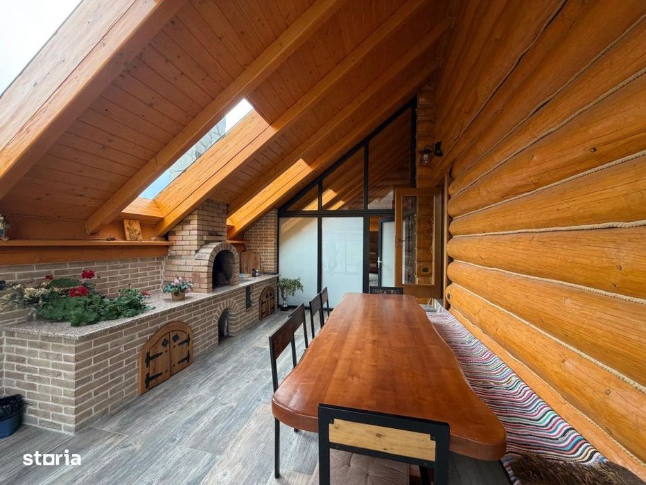 Cabana exclusivista din lemn rotund, 5500mp teren, Sucevita