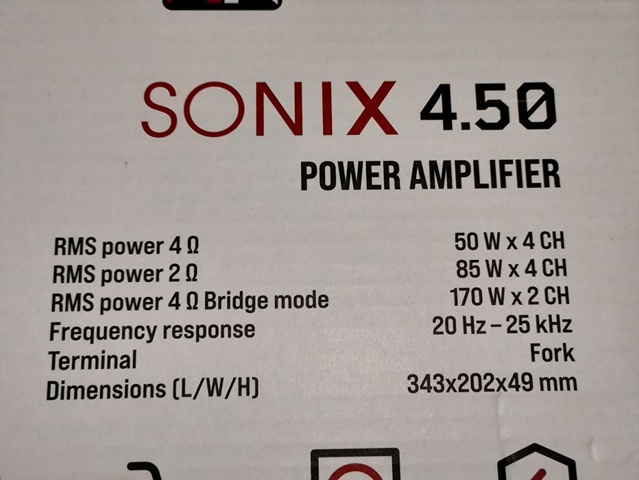 640 Watt. 4х канальный усилитель