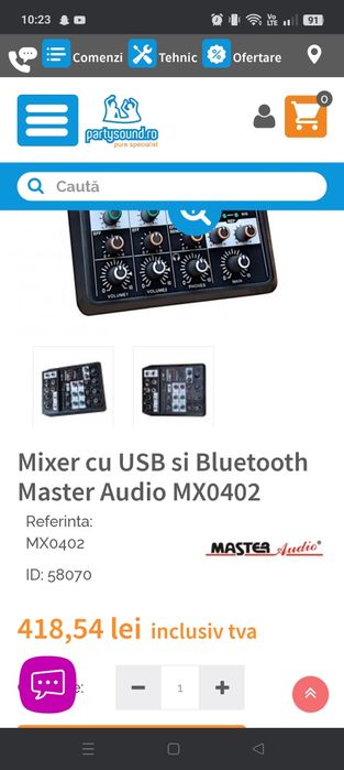 Mixer masterMX0402