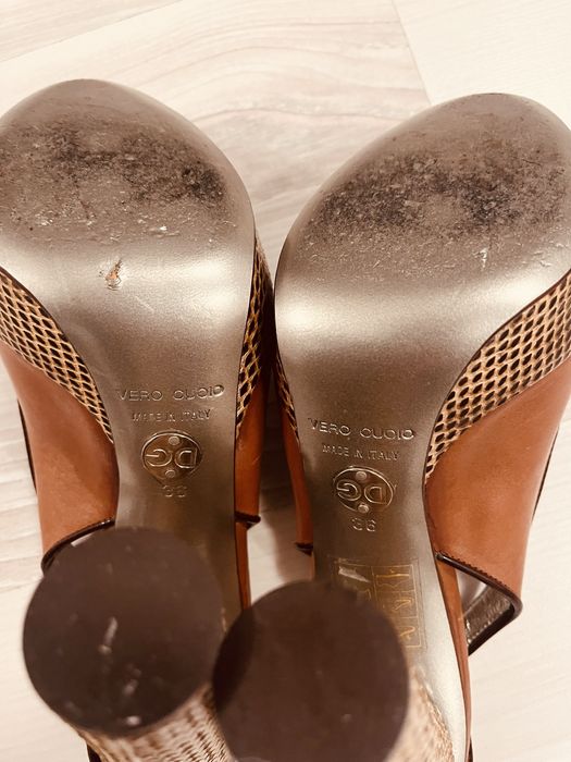 Sandale Dolce & Gabbana Luxury – Piele Naturală & Python – Mărimea 36