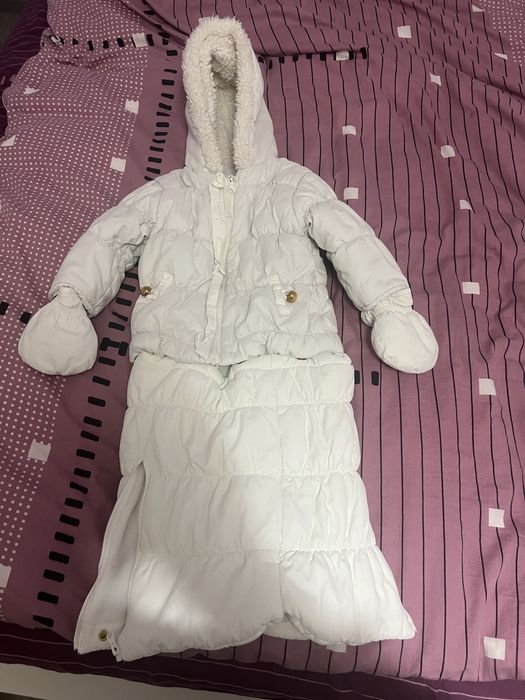 Бебешки Зимно Яке Комплект 9м 69-72 см