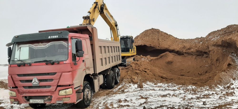 Доставка песок щебень грунт отсев мусор