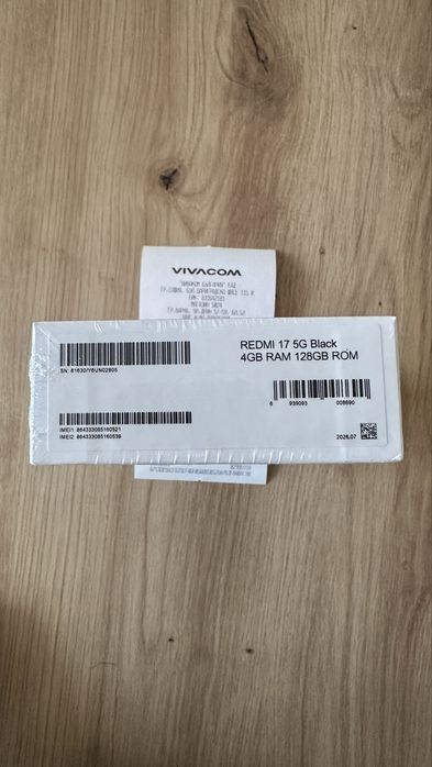 НОВ Xiaomi Redmi 17 5G – 128GB | 4GB RAM | 50MP