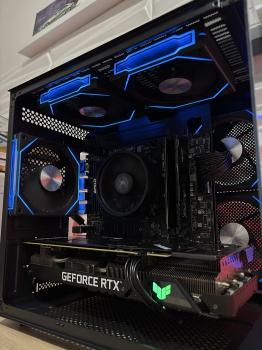 Геймърски компютър Ryzen 5600G/RTX3060Ti/16 Ram/512 ssd/600W Bronze