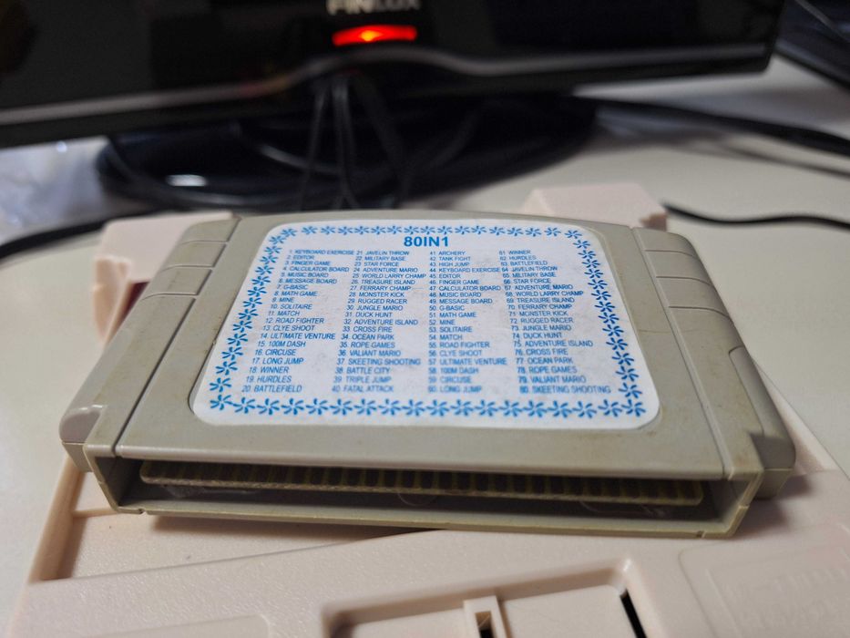 80 in 1 games, caseta discheta clasica cu joc pentru consola TV