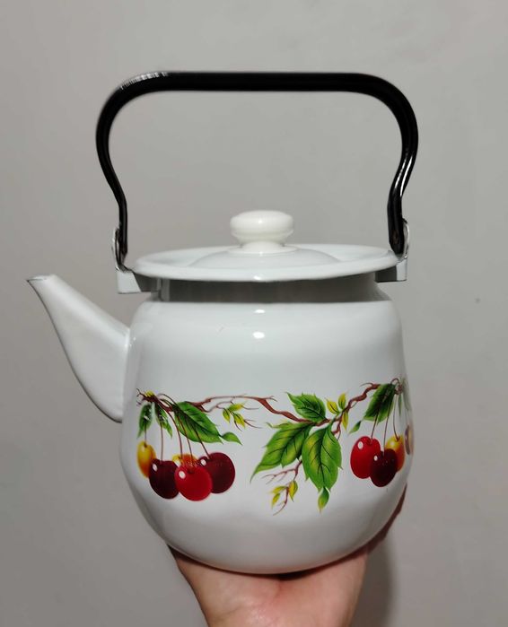 Чайник эмалированный 3 литра. Новый. Подробно в описании.