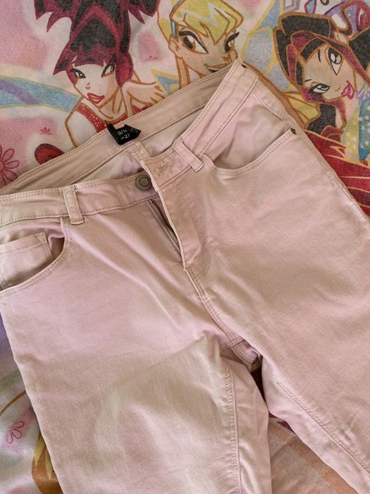 Светлорозови дънки Terranova