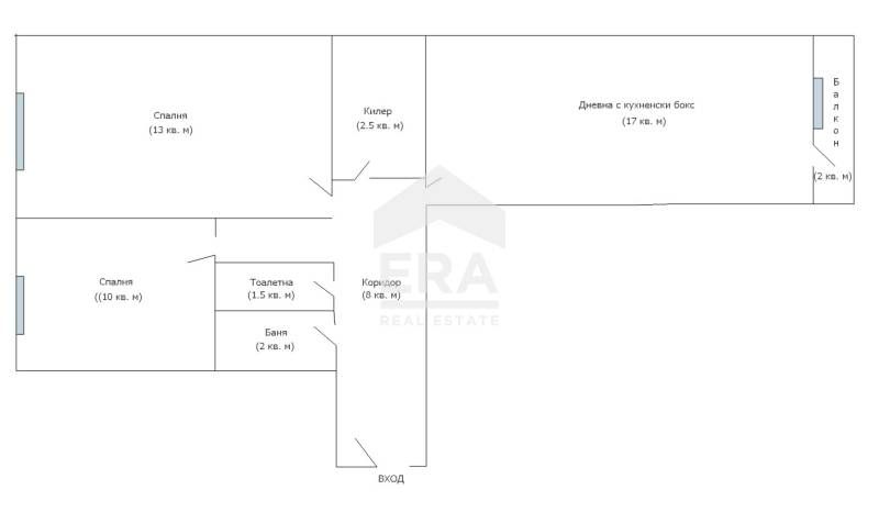 Продава се Тристаен апартамент в Варна, Възраждане 3 - 65 кв.м за 1205 €/кв.м - Снимка #10