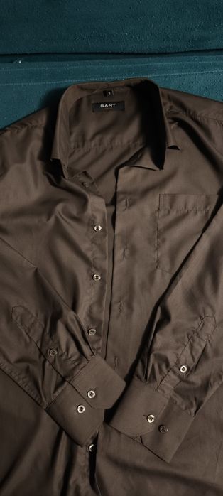 Рубашка GANT Коричневая