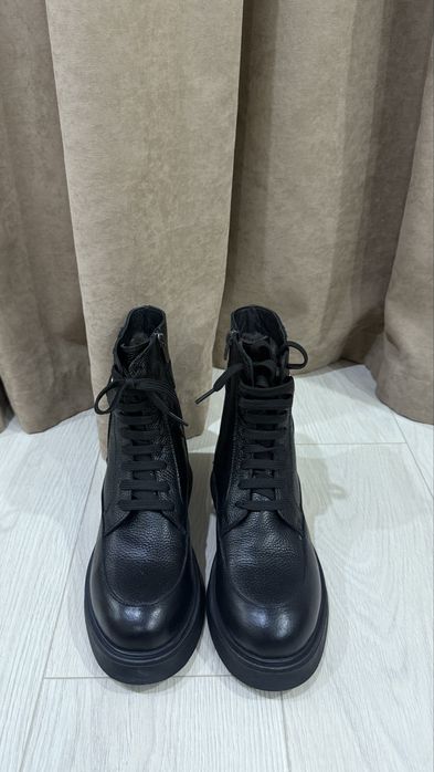 Сапоги зимние, размер 40, натуральная кожа. Турция.