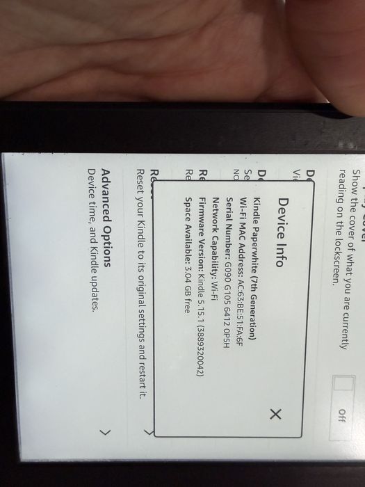 Електронен четец Kindle Paperwhite с подсветка 7-ма генерация