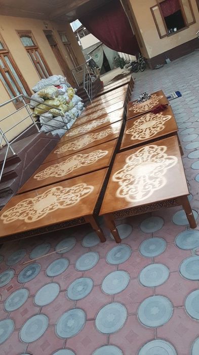 xontaxta sifatli oyoqlari 5x5 teppasi faner