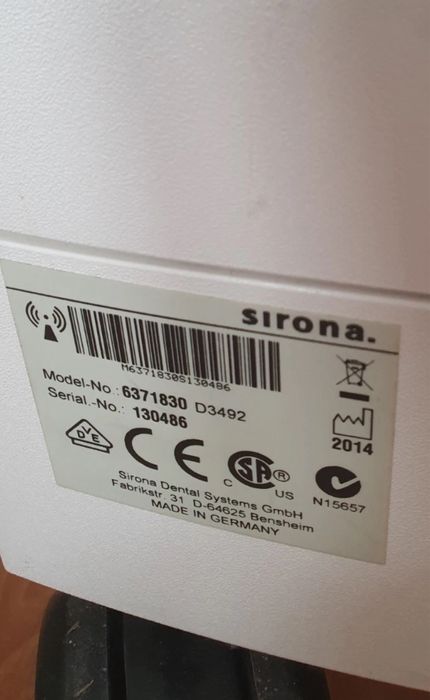 Sirona Cerec Inlab MCxl + Scanner Sirona Cerec Omnicam