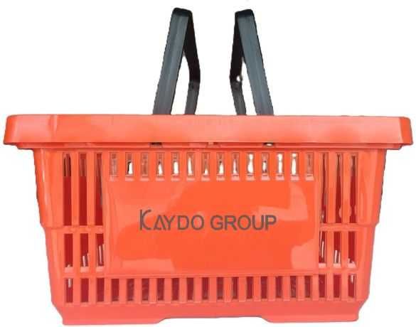 Нова ПВЦ зелена кошница за супермаркет, пазаруване в магазин -  22L