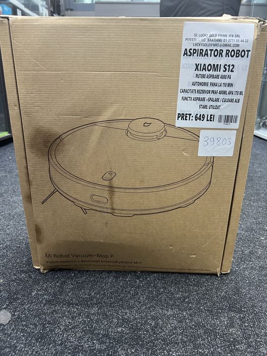 Aspirator XIAOMI S12 4000PA cod produs 39803