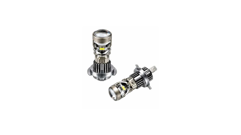 Set 2 Becuri LED H7 CANBUS cu Lupă, 280W, 28000 Lumeni, 12V, 6000K