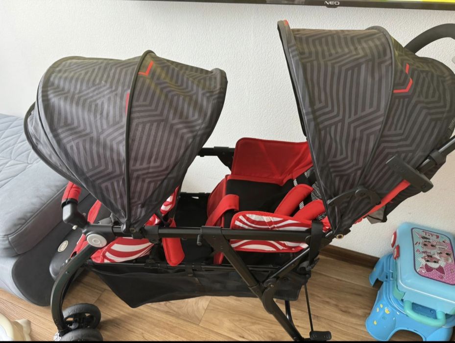 Летняя коляска для двойни