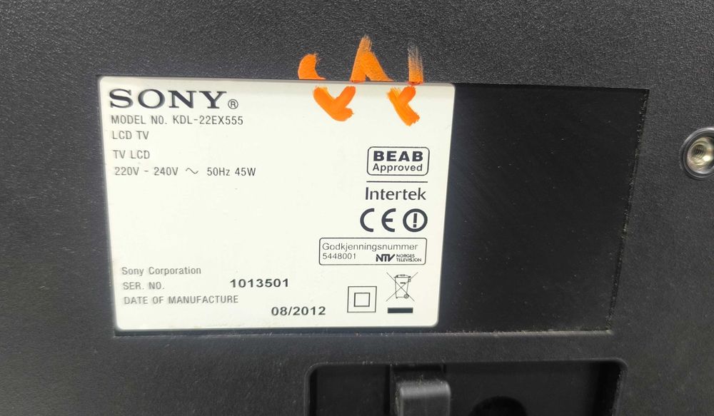 Televizor SMART - Sony KDL-22EX555 - 22 inch/56 cm - impecabil