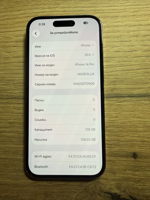 Iphone 14 Pro 128Gb
