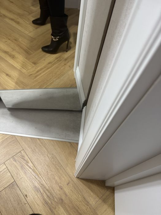 Кожаные демисезонные  ботинки