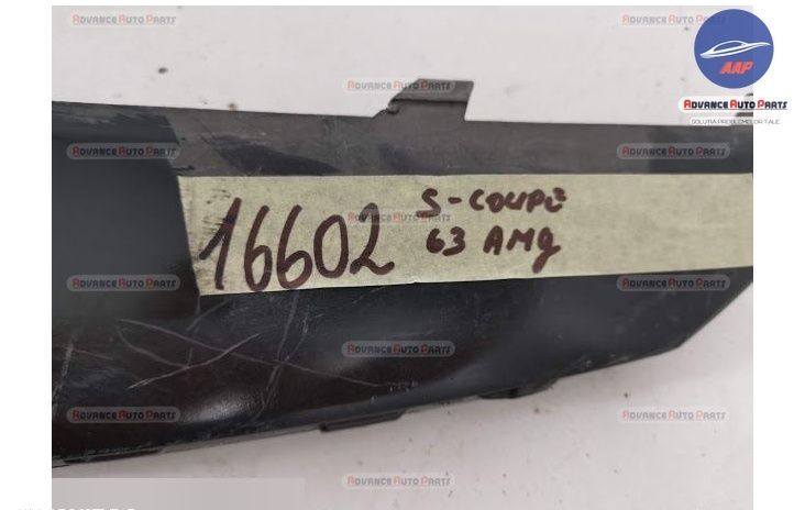 Оригинален горен орнамент за предна броня S65 Мерцедес-Бенц / Mercedes