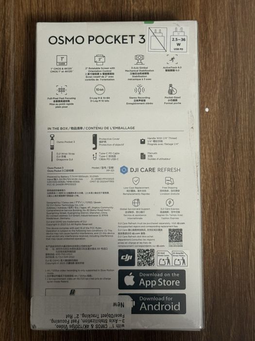 DJI osmo pocket 3 SIGILAT