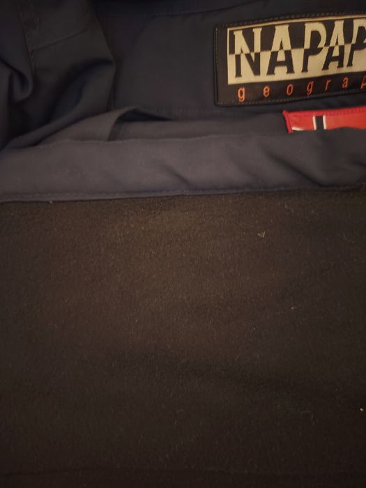 Napapijri unisex bleumarin L-XL – geacă iarnă reglabilă, călduroasă și